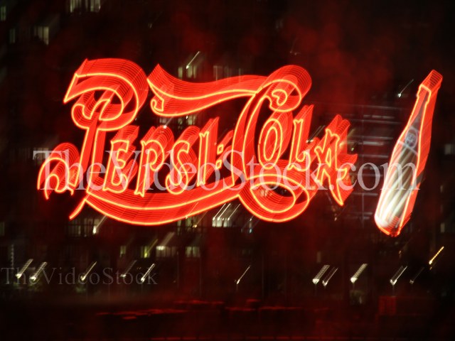 Pepsi cola sign