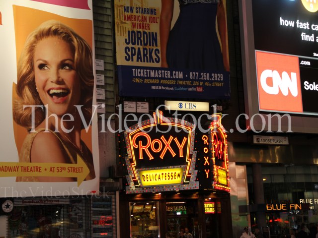 New York Times square Roxy restaurant New York Times square Roxy restaurant