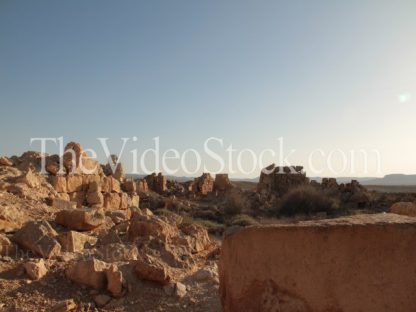 ancient house on the desert
