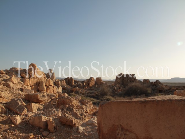 ancient house on the desert